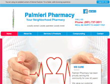 Tablet Screenshot of palmieripharmacy.com